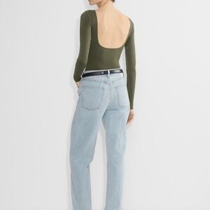 Aritzia Smooth Seamless Sensorial Longsleeve — Dark Olive